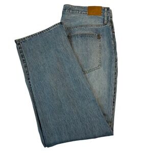 NWT Madewell Women's Straight Leg Jeans - Light Blue 33